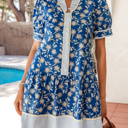  Azalea Short Sleeve Floral Dress