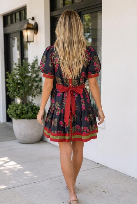 Azalea Sleeve Mini Dress