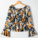 Azalea Sleeve Smocked Peplum Top