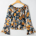  Azalea Sleeve Smocked Peplum Top