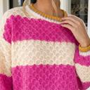  Azalea Texture Drop Shoulder Sweater
