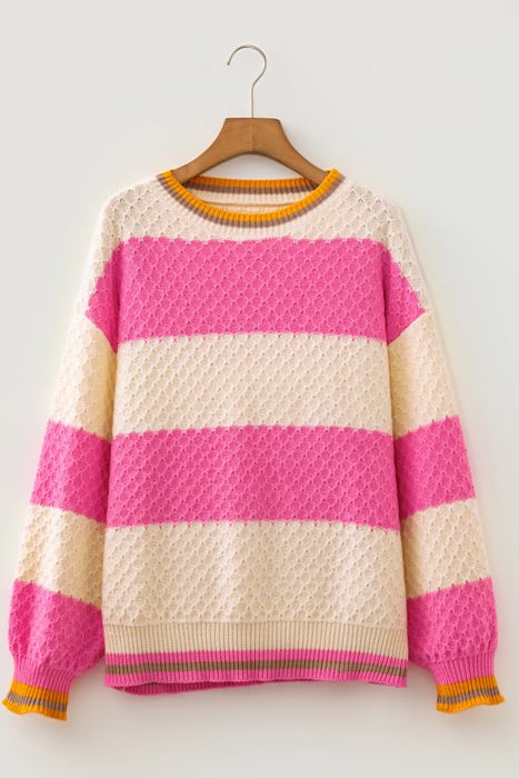 Azalea Texture Drop Shoulder Sweater