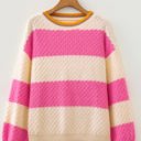 Azalea Texture Drop Shoulder Sweater
