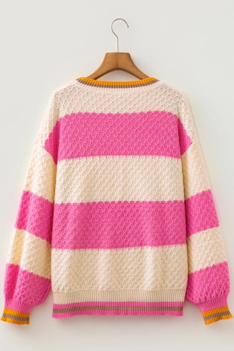 Azalea Texture Drop Shoulder Sweater