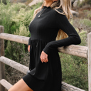  Beajena Long Sleeve Mini Dress
