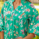  Bella Lantern Sleeve Front Shirt