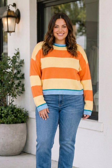 Bella Sleeve Oversized Sweater Long Sleeve PLUS Top