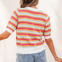 Bellamy Knit Short Sleeve Sweater