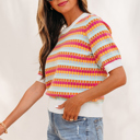  Bellamy Knit Short Sleeve Sweater