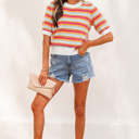  Bellamy Knit Short Sleeve Sweater