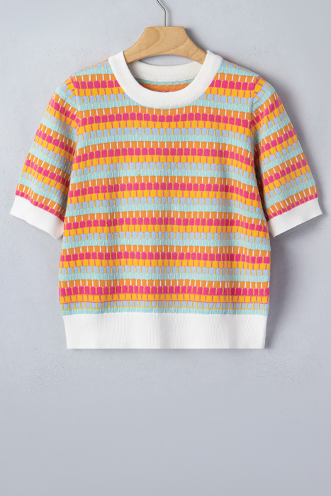 Bellamy Knit Short Sleeve Sweater