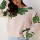  Beth Wide Sleeve Baggy Sweater