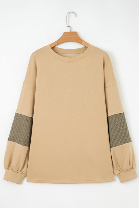 Bethany Patchwork Drop Shoulder PLUS Pullover