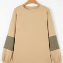  Bethany Patchwork Drop Shoulder PLUS Pullover
