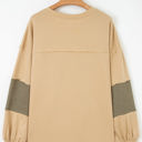  Bethany Patchwork Drop Shoulder PLUS Pullover