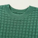  Birdie Textured Short Sleeve Sweater