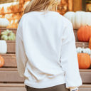  Blair Halloween Pumpkin Patched Pullover Sweatshirt