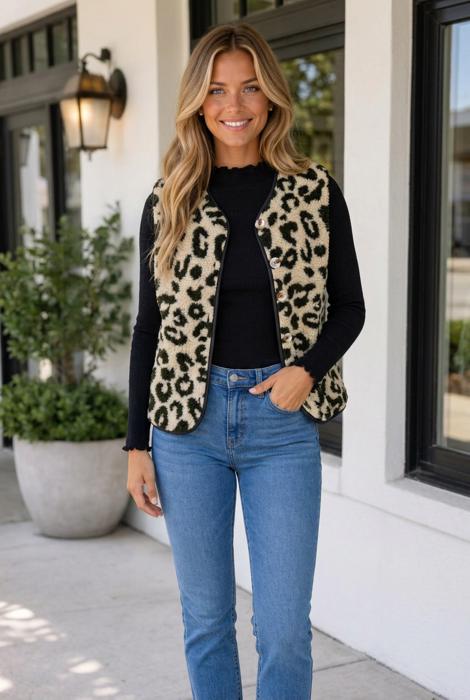 Blakely Sherpa Vest Coat