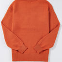  Boo Knitted Pattern Ribbed Edge Sweater