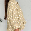  Brenda Ruffle Hem Casual Shirt