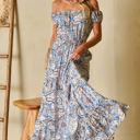  Bria Off Shoulder Maxi Dress