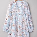  Briana 4 Sleeve Mini Dress
