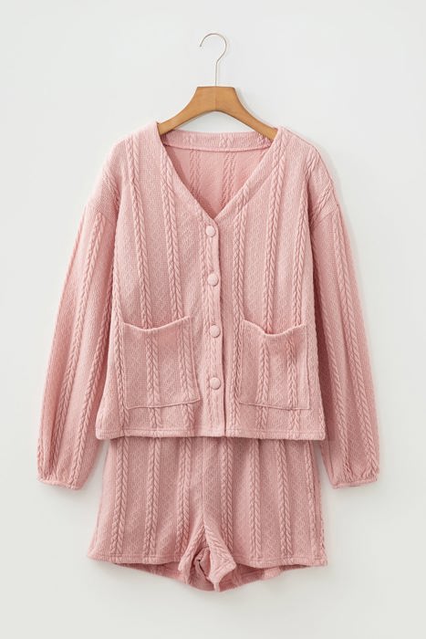 Brianna Cable Knit Lounge Set