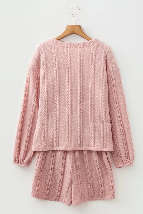 Brianna Cable Knit Lounge Set