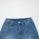  Brianna Stitching Straight Jeans
