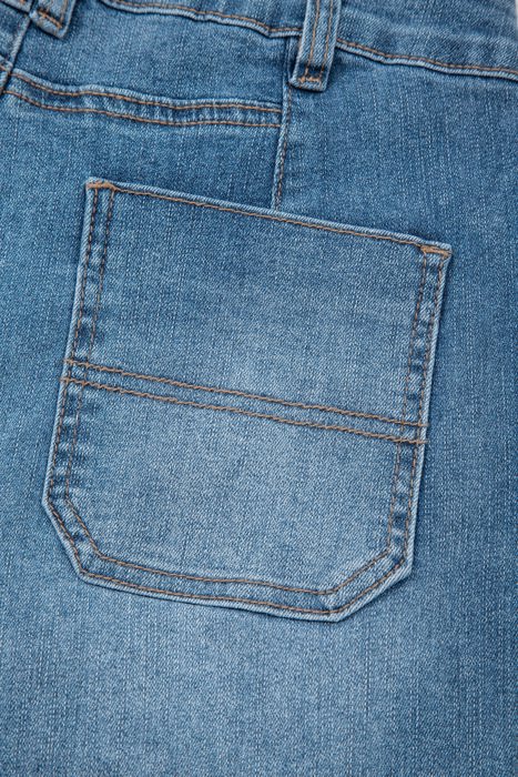 Brianna Stitching Straight Jeans