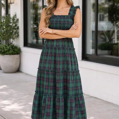 Briella Bodice Tiered Midi Dress