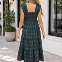  Briella Bodice Tiered Midi Dress