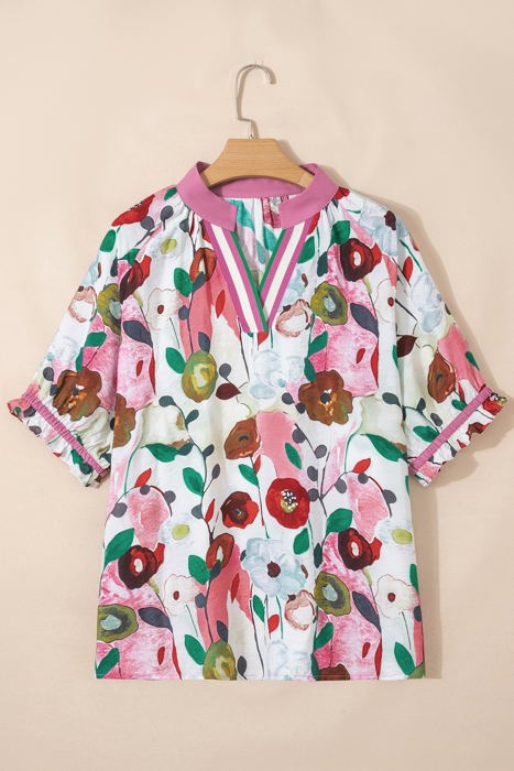 Briella Sleeve Floral PLUS Blouse