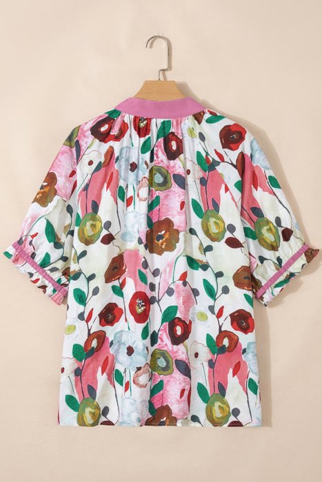 Briella Sleeve Floral PLUS Blouse
