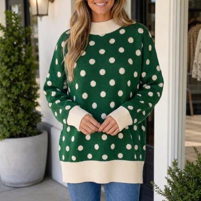 Briellia Colorblock Trim Tunic Sweater