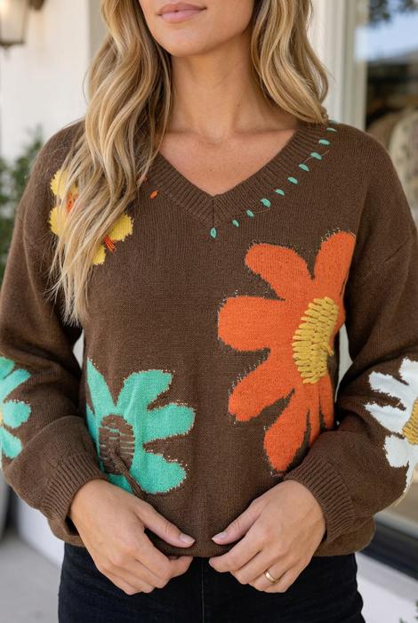 Briellia Drop Shoulder Sweater