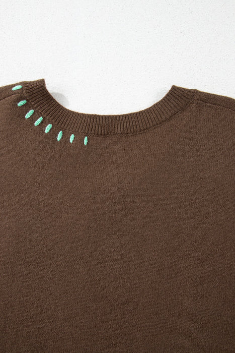 Briellia Drop Shoulder Sweater