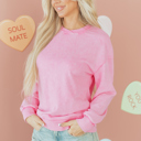  Brinley Drop Shoulder Loose Sweatshirt