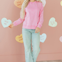  Brinley Drop Shoulder Loose Sweatshirt