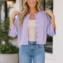Lavendula Large Brooke Knit Down Sweater