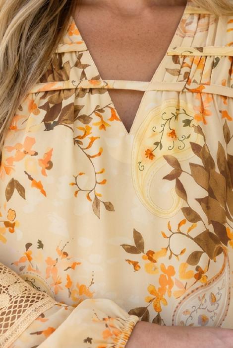 Bryn Binding Tape Shift Blouse