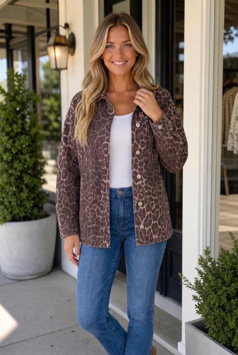 Brynn Long Sleeve Patch Jacket