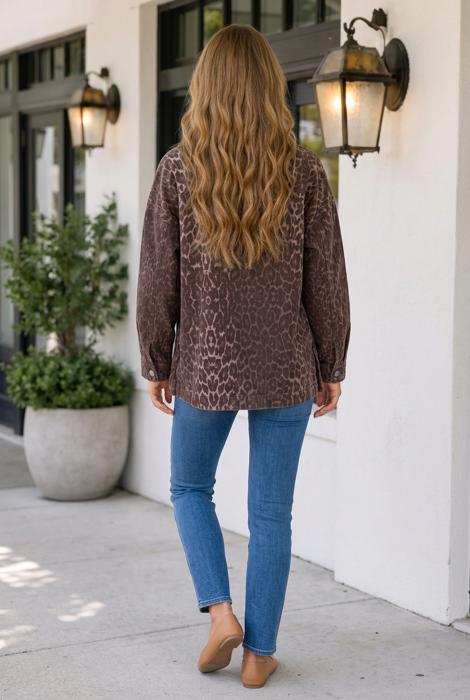 Brynn Long Sleeve Patch Jacket