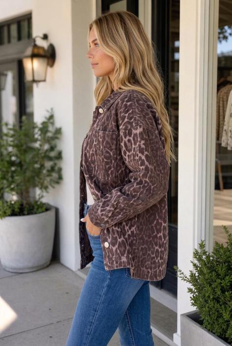 Brynn Long Sleeve Patch Jacket