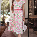  Callie Sleeve Elegant Midi Dress