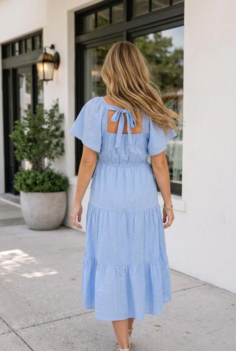 Calliope Tiered Midi Dress
