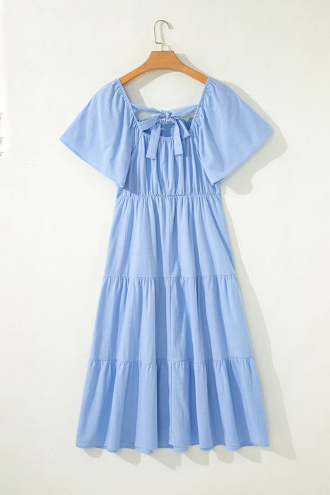 Calliope Tiered Midi Dress