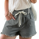  Campbell Elastic Waist Casual Shorts