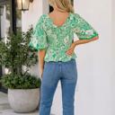  Camryn Floral Smocked Blouse