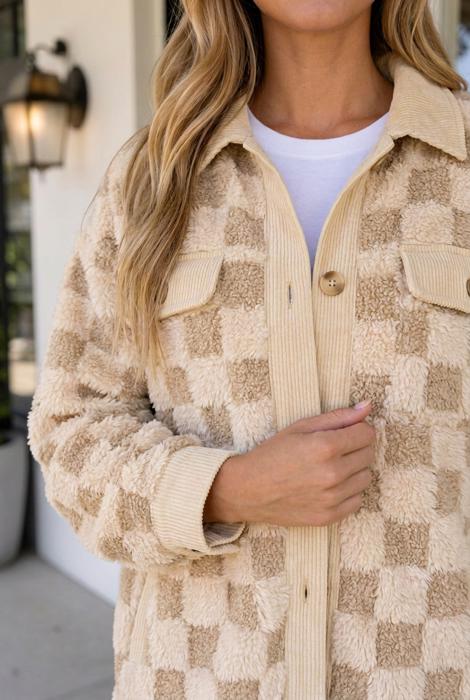 Camryn Sleeve Shift Silhouette Shacket